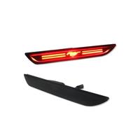 CUTEAS Faros traseros Para Ford Para Mustang 2015-2018 Lente Ahumada LED Rojo 48 SMD Luces Posición Laterales Para Parachoques Trasero Piloto Trasero(2010-2014)
