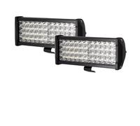 CUTEAS Juego De Faros Delanteros Barra luz LED obra lámpara deportiva conducción todoterreno accesorio para camión coche SUV, 4x4, barco, Tractor, faros LED Faro Delantero(2pcs 144W)