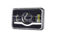 CUTEAS Juego De Faros Delanteros Las linternas LED H4 de la pulgada de 12V 24V 4x6 llevaron el reemplazo de la luz del cuadrado de la luz del trabajo Faro Delantero(PC 1)