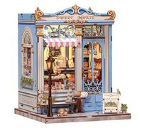CUTEBEE Book Nook Kit - DIY Casa de Muñecas en Miniatura para Montar, Maquetas para Construir Adultos, 3D de Madera Rompecabezas Estantería de Decoración, Manualidades de Regalo (Sweet Marie)