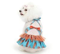 CuteBone Traje de baño de bikini de una pieza para perro, disfraz de traje de baño para perros pequeños, ropa cómoda y elegante para mascotas para piscina de verano, playa y juego LTDB17S