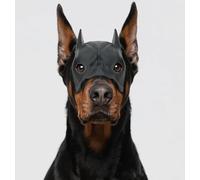 CuteDog - Máscara de Halloween de los Vengadores para perro, máscara de cosplay para fiesta de venganza negra con máscara ajustable, máscara de murciélago, máscara de disfraz de murciélago para