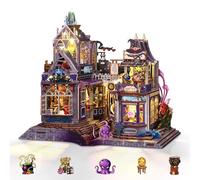 Cuteefun Casa de Muñecas Mágica en Miniatura con Luces LED (Tienda Mágica)