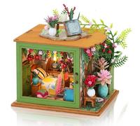 Cuteefun DIY Miniatura Casa de Muñecas, Miniatura para Construir de Madera vec Muebles, Mini Perspectiva de habitación para cumpleaños, Regalo del día del Padre (El jardín Secreto)