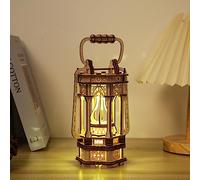 Cuteefun Kit Modelo Puzzle de Madera 3D, Linterna, Kit de Construcción de Madera para Adultos, Juego de Construcción Mecánica, Regalo para Cumpleaños Día del Padre