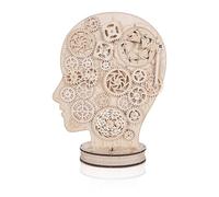 Cuteefun Puzzle de Madera 3D, Brainstorm Kit Modelo, DIY Asamblea mecánica Modelo Kits para Adultos, Haga su Propio Kit de Woodcraft, Regalo para Cumpleaños Día del Padre Navidad