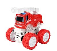CUTeFiorino 1 juguete de camión de fuego para 3, 4, 5 años, cumpleaños de viejo, bricolaje, para llevar a cabo, apart firetruck Stem Building Toys Xmas Bday 3 4 5 6 años Old Boys Girl Auto Modelos 1