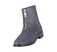 CUTeFiorino Botas de agua cortas para mujer, botas de lluvia para mujer, botas de jardín, botas de goma para el exterior, con comodidad y ligeras, azul, 36 EU
