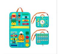 CUTeFiorino Busy Board Sensory Toys for Toddlers 2 3 4 5 6 Year Old Girls & Boys Educational Learning Travel Toys for Kids Marco para contar (verde, talla única)