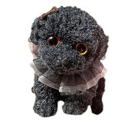 CUTeFiorino Oversized Dog Pinch Music Poodle Large Decoration for A Simulation Toy Dog Pinch Der Songende Und Spreende Elefante Spielt Guck-Guck mit den Ohren (Black, One Size)