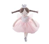 CUTeFiorino Soft Life Ballet Girl Plush Toy Cute Dress Doll Girl Heart Baby Birthday Pulpo Peluche (Rosa, Talla única)