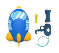 CUTeFiorino Water with Backpack Tank Squirt for Kids Water Toys for Boys Ages 3 5 Water Outdoor Pool Toy for 3 4 5 6 7 8 Years Old Boys Girls Leuchtcohete (B, One Size)