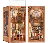 Cutefun Book Nook Kit - DIY Modelo Casa de Muñecas - Miniatura de Madera Kits con Muebles y Luces LED, Regalo Creativo para Mujeres, Adultos y Adolescentes (The Secret Rhythm)