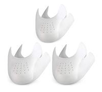 CuteHome 3 pares de protectores de zapatos, protector de pliegues de zapatos, prevención de arrugas en los dedos de los pies, EU 35-39 (Mujeres), 3x Blanco