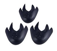 CuteHome 3 Pares de Protectores de Zapatos, Protector de Pliegues de Zapatos, prevención de Arrugas en los Dedos de los pies, EU 35-39 (Mujeres), 3X Negro