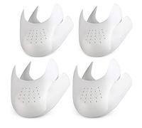 CuteHome 4 pares de protectores de arrugas para zapatos, protector antiarrugas, protectores de zapatos para tenis, talla 40-46 .para hombre, 4 Pares Blanco