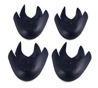 CuteHome 4 pares de protectores de zapatilla de deporte, contra pliegues de zapatos para zapatos de la Fuerza Aérea, talla 40-46, 4 Negro