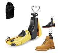 CuteHome Camilla de zapatos para hombre y mujer, expande la longitud y el ancho del zapato (individual, L), Amarillo, talla 42-47