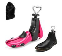 CuteHome Camilla de zapatos para hombre y mujer, expande la longitud y el ancho del zapato (individual, S), Rojo, talla 37-42