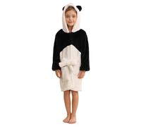 CuteOn Albornoz para niñas Regalos para niños pequeños Bata para niños pequeños Panda Size 11-13T