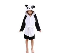 CuteOn Albornoz para niñas Regalos para niños pequeños Bata para niños pequeños Panda Size 7-8T