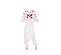CuteOn Mono de Animales para Carnaval, Disfraz de Fiesta, Cosplay, Pijamas, Dibujos Animados para Mujer, para Adultos, Unisex, Axolotl, XL