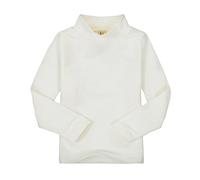 CuteOn Niños para Niños Cuello Alto De Manga Larga Algodón De Camisetas Tops tee Shirt Beige 5 Años