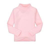 CuteOn Niños para Niños Cuello Alto De Manga Larga Algodón De Camisetas Tops tee Shirt Misty Rose 4 Años