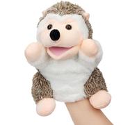 Cuteoy Muñeca de mano de erizo con boca móvil - Juguete interactivo para narración de historias, juguete de peluche suave para estimular la creatividad, regalo de Pascua regalo de cumpleaños para