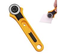 Cuter Circular,Cortador Circular,Rotary Cutter,Cutter Rotatorio Tela,Cuter Rotativo Tela,Cortador Giratorio,Cuter Rotatorio,Cutter para Patchwork,para Cortar Tejidos,Papel,Tarjetas,Cuero,Tela,28mm