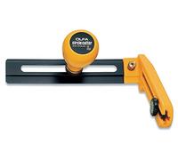 Cúter con bloqueo manual, hoja afilada y diseño ergonómico, ideal para cortes precisos y creación de circunferencias en diversos materiales.