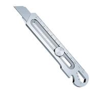 Cúter, Cuchillo Utilitario Retráctil, Cuters Profesionales De Seguridad, 7 en 1 Acero Inoxidable Multiusos Cutter Profesional para Cortar Papel, Cartón (B)