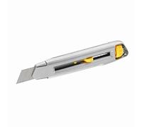 Cúter - cúter interlock de metal de 18 mm, ideal para cortes precisos, diseño ergonómico y resistencia en trabajos de ferretería.