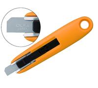 CUTER OLFA MINI PLASTICO CUCHILLA ANCHA 12,5 MM RETRACTIL APTO PARA ZURDOS