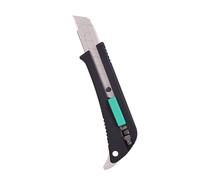 Cúter preciso fabrilamp 18 mm negro retráctil con bloqueo de segurid