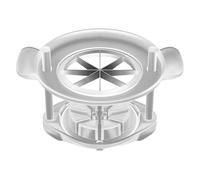 Cúter separador de cítricos - Extractor de frutos de acero inoxidable , herramienta de cocina para rebanar fácilmente naranja y limón, construcción duradera a prueba de óxido, dispositivo de