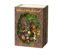 CUTEROOM Kit de construcción de casa en Miniatura, pequeños Kits de construcción de casa de muñecas de Madera, minimaquetas como Regalo para Adolescentes y Adultos (Forest Wonderland)