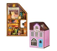 CUTEROOM Kit en miniatura para muñecas de madera para casa de bricolaje - Cases Model & todos los muebles (Ava's House), QH006-EU
