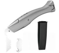 Cuters Profesionales de Seguridad con Estuche Negro, Incluye Cuchillas Cutter Profesional Trapezoidal y Pequeña, Afilada y Duradera, Ideal para Cortar Revestimientos de Suelo de PVC