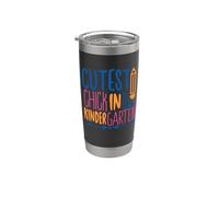 Cutest Chick In Kindergarten Funny Back To School For Kids Vaso térmico de acero inoxidable de doble pared