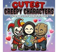 Cutest Creepy Characters World of Peace Adult Coloring Book: 40 Cute and Cozy Kawaii Illustrations of Skitter, Hexley and Gloomo Spreading Kindness, Calming Conflict and Caring for Our Planet