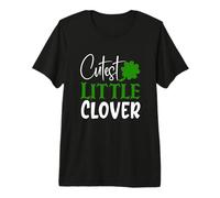 Cutest Little Clover Día de San Patricio bebé irlandés Camiseta Premium