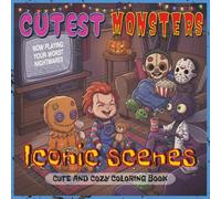 Cutest Monsters Coloring Book: A Funny, Spooky Coloring Book Featuring Iconic Horror Movie & TV Scenes in Cute Chibi Style - Perfect for Halloween, ... (Cutest Monsters Coloring Book Series)
