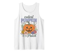 Cutest Pumpkin In The Patch Halloween Fall Autumn Camiseta sin Mangas