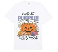 Cutest Pumpkin In The Patch Halloween Fall Autumn Comfort Colors Adult Heavyweight T-Shirt