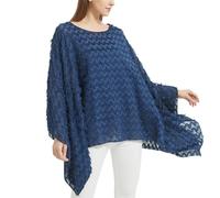CuteSwan Túnica para mujer de chifón estilo capa con manga murciélago holgada y casual, One Size Plus