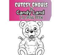 Cutesy Ghouls in Candy Land Coloring Book (Halloween Coloring Party: Cute Halloween Coloring Books Collection)