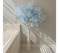 Cutfouwe Jarrón Estrecho Alto, jarrón de Suelo Blanco, 40 cm, para Hierba de Pampa, Flores secas, jarrón de Flores, jarrones de cerámica, decoración Moderna Alta, Oficina, Regalo