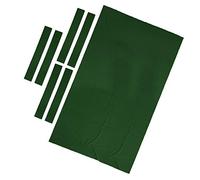 CUTICATE Fieltro De Tela De Mesa De Billar Compacta Y Práctica De 9 Pies Y Tiras De 6 Piezas para Mesa De Billar De Billar De Billar De 9 Pies - 0.6 Mm De Espe - Verde, 2.8x1.5m