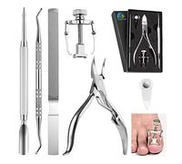 Cutícula Clipper, MojiDecor Cuticle Nippers 6PCS, Profesional Cuticle Remover Kit, Nail Clipper Trimmer Cutter para Cutícula Overgrown/Uñas Encarnadas Pedicura y Manicura Trimmer Corrector Fixer.